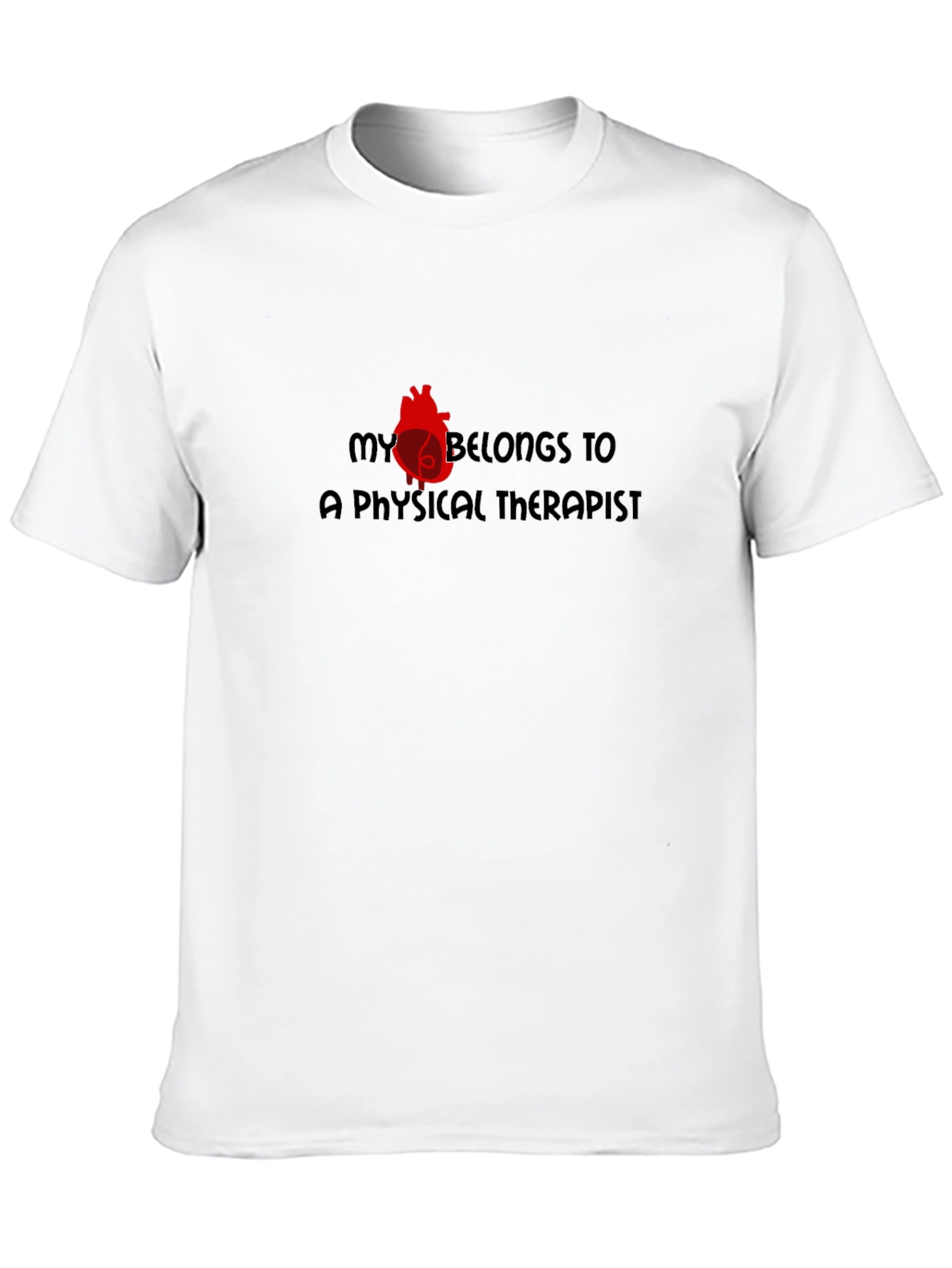 Physical Therapist Heart Graphic T-Shirt