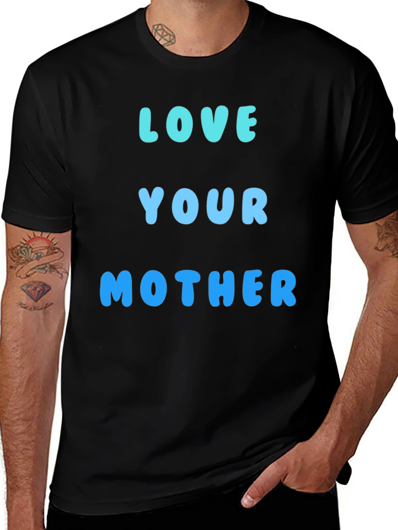 Love Your Mother Black T-Shirt