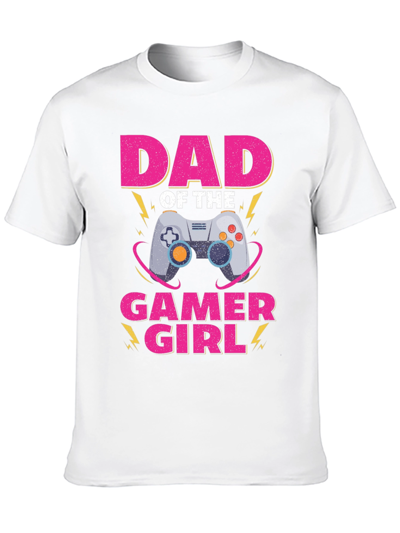 Dad of the Gamer Girl T-Shirt - Black