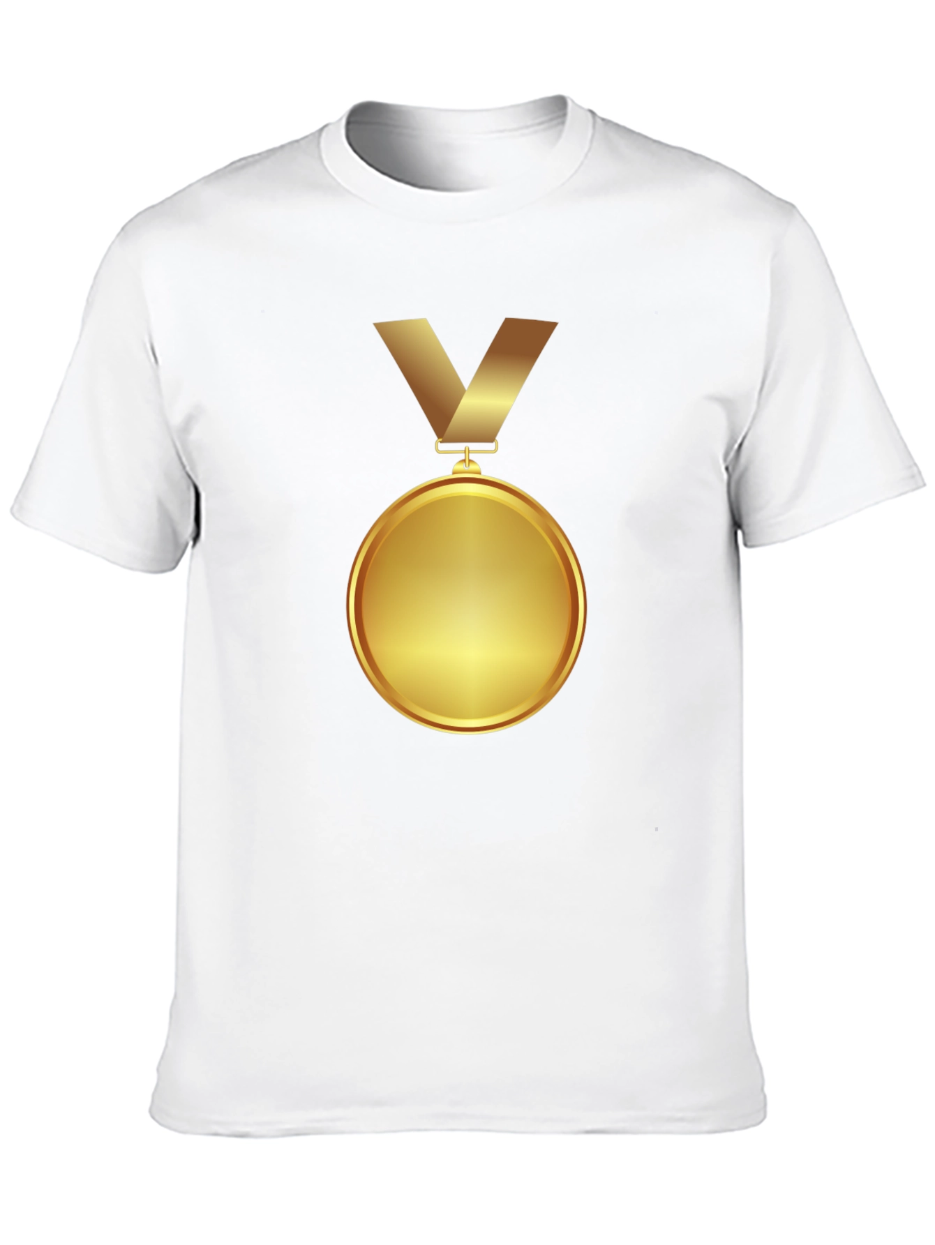 Winners Gold Medal Graphic Tee - Premium Black T-Shirt