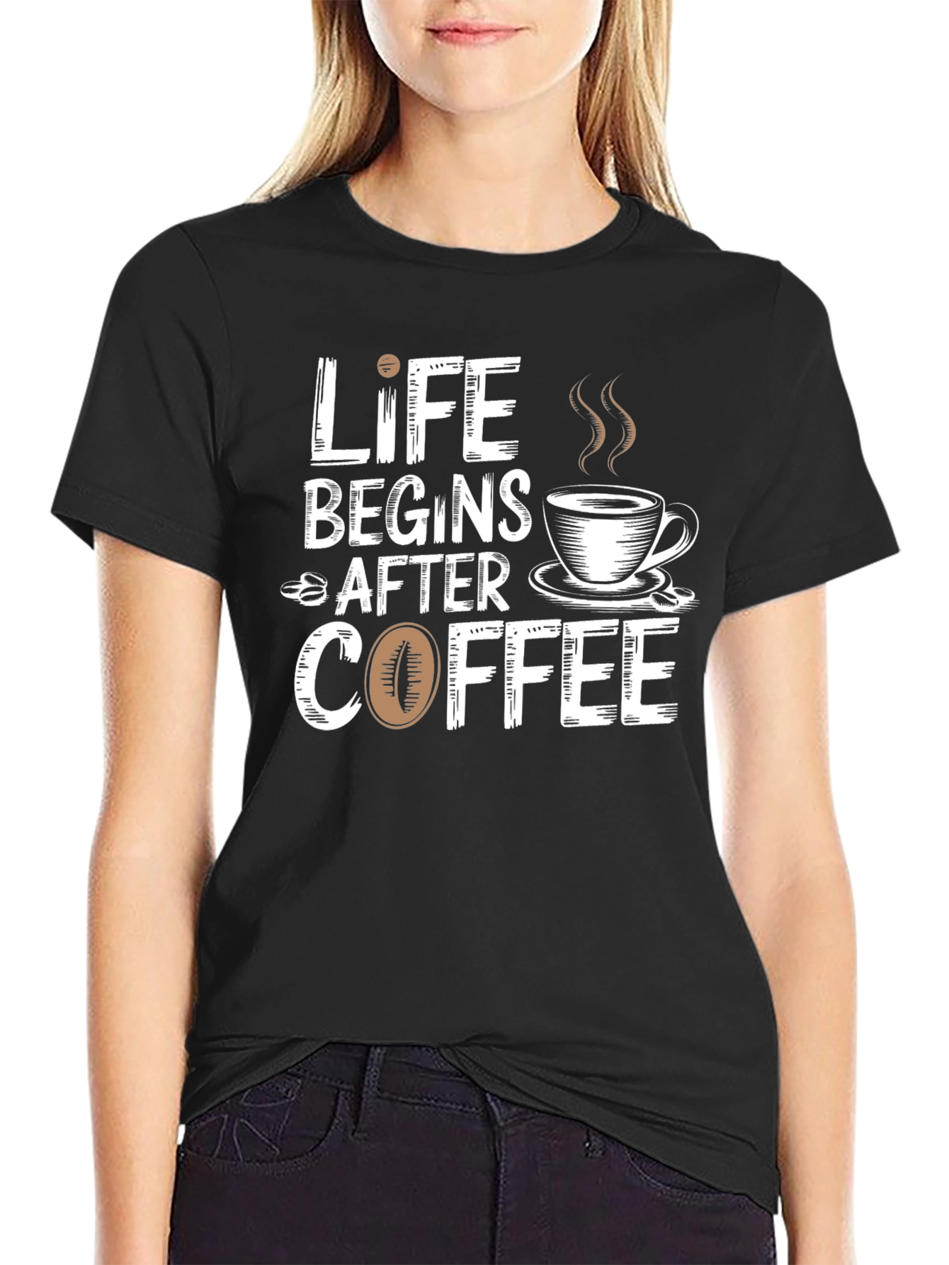 Life Begins After Coffee T-Shirt