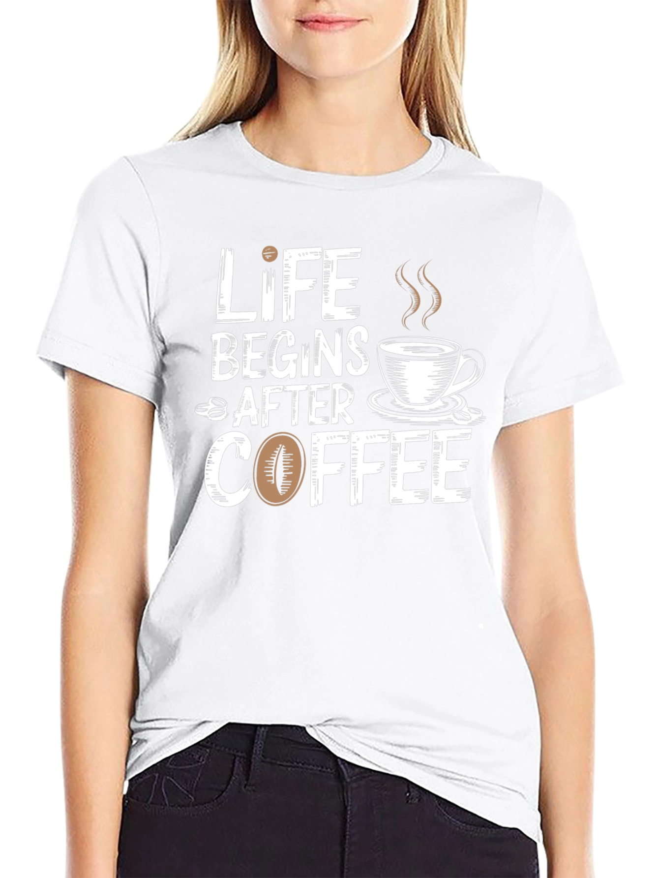 Life Begins After Coffee T-Shirt