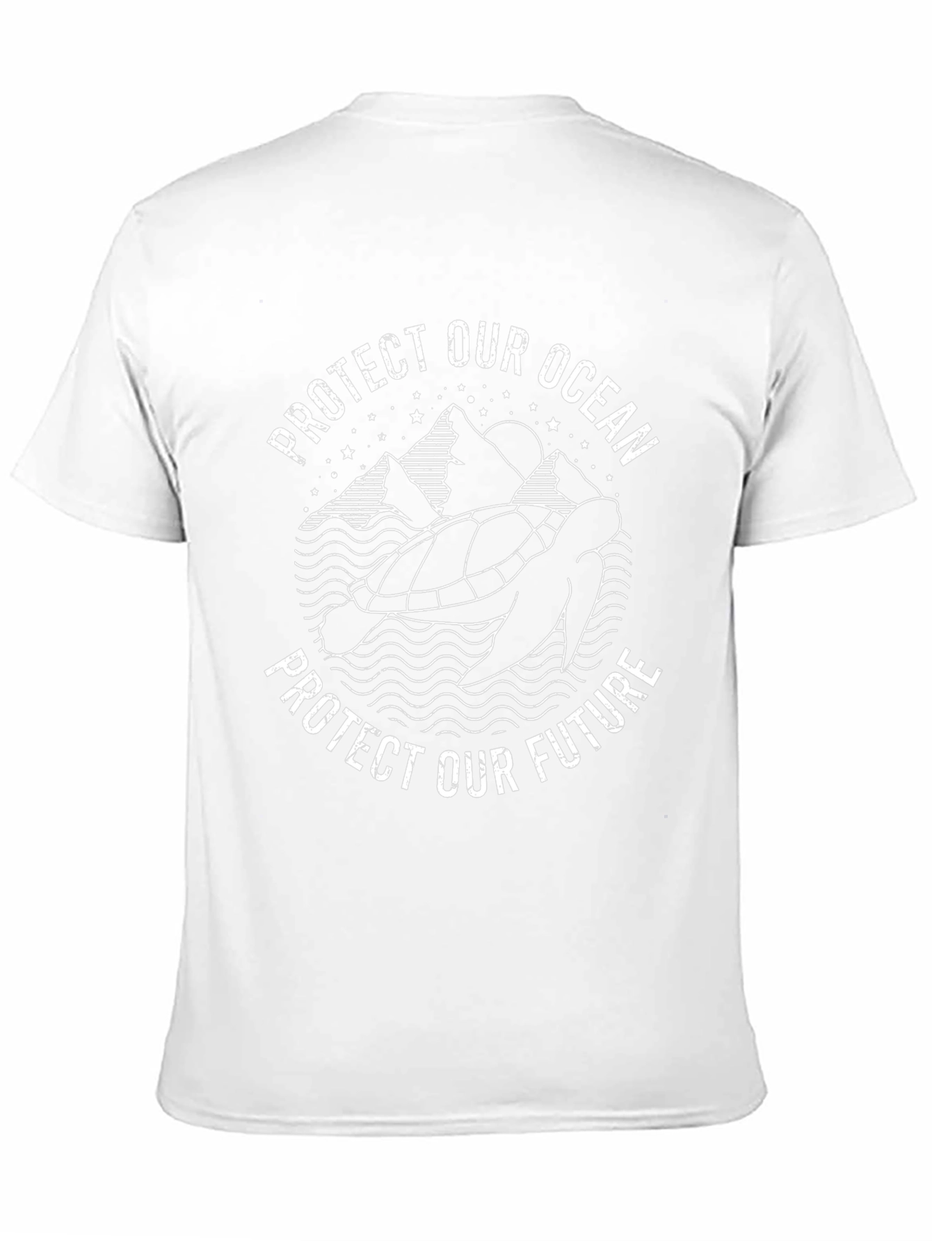 Protect Our Ocean Turtle Graphic T-Shirt