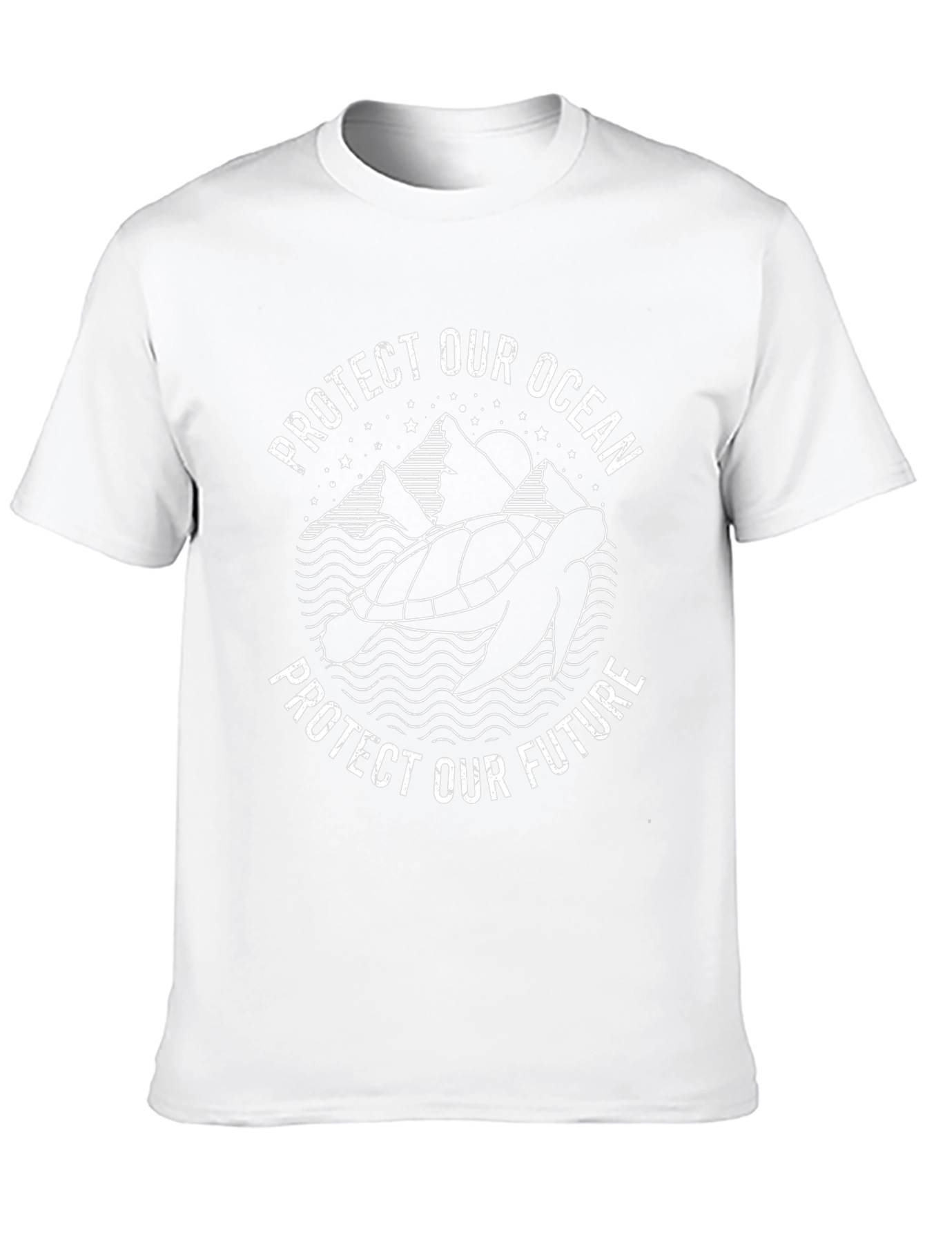 Protect Our Ocean Turtle Graphic T-Shirt
