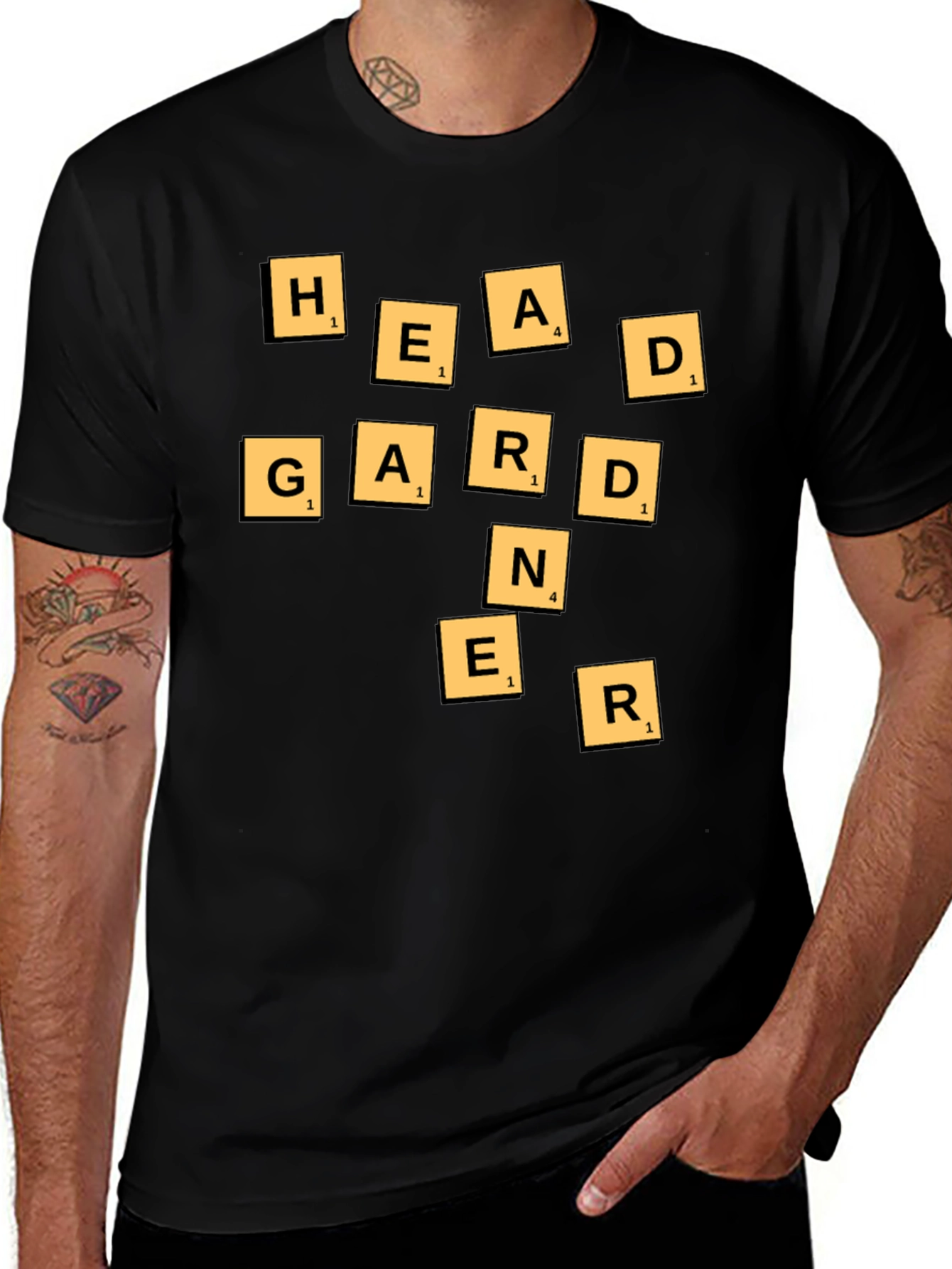 Head Gardener T-Shirt - Word Game Tee