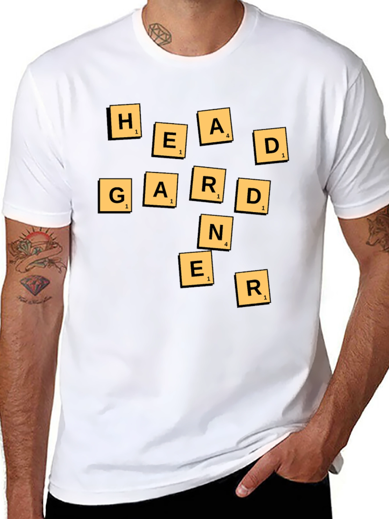 Head Gardener T-Shirt - Word Game Tee
