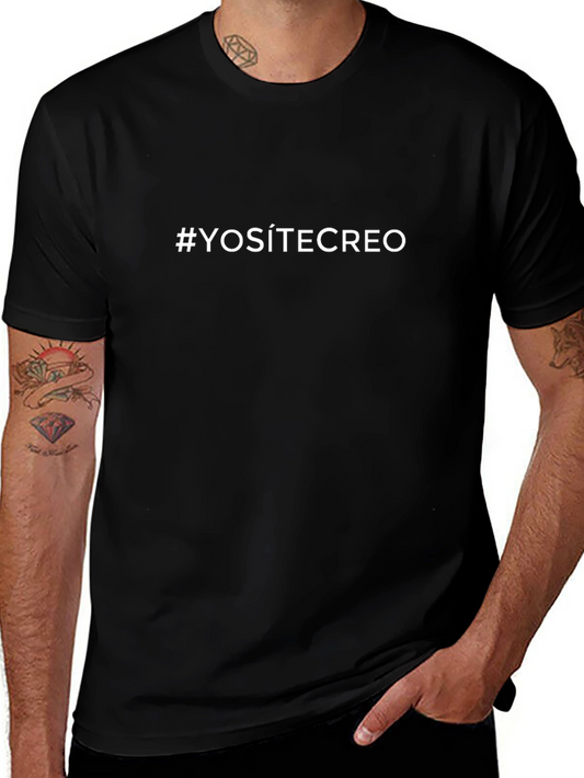 #YOSÍTECREO Black T-Shirt