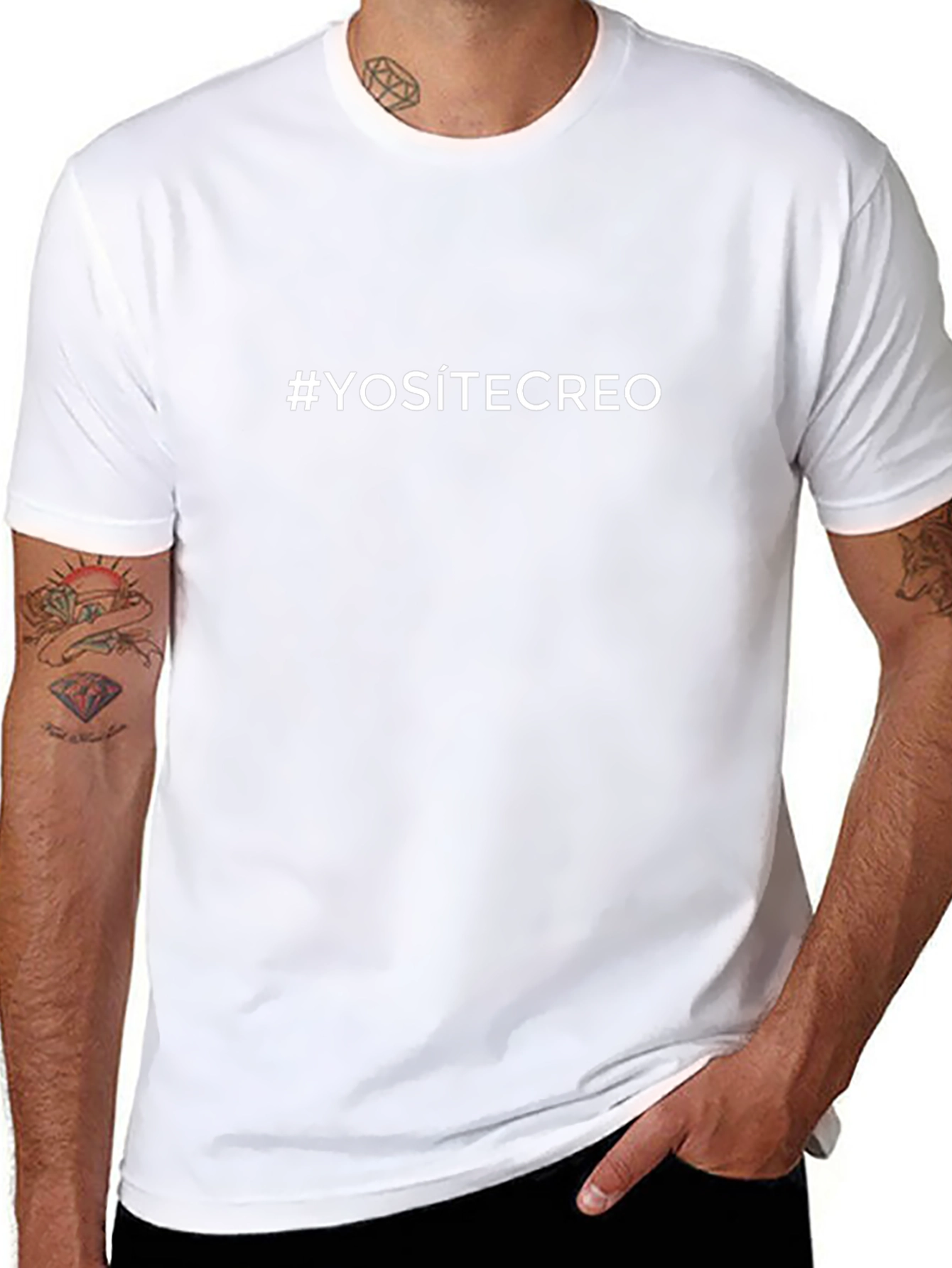#YOSÍTECREO Black T-Shirt