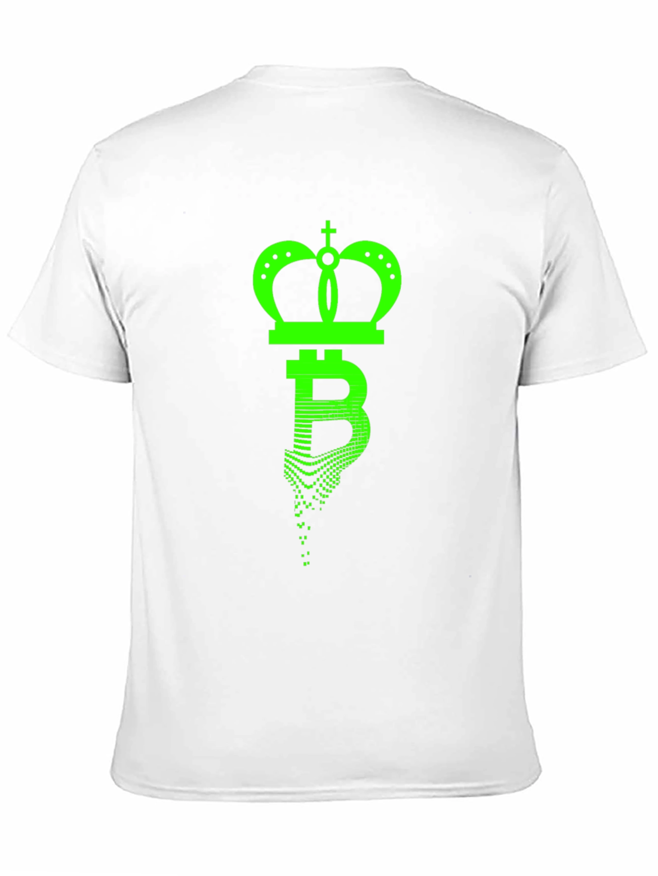 Bitcoin King Black T-Shirt - Crypto Crown Tee