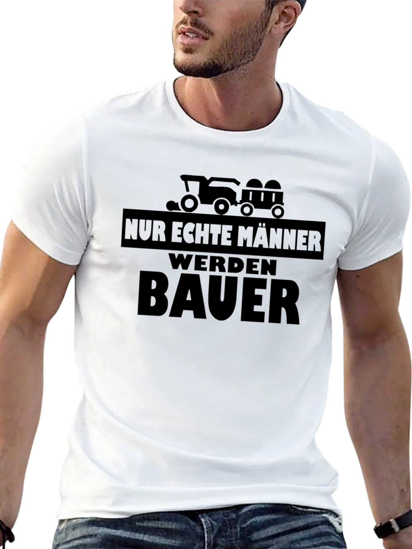 Only Real Men Become Farmers T-Shirt