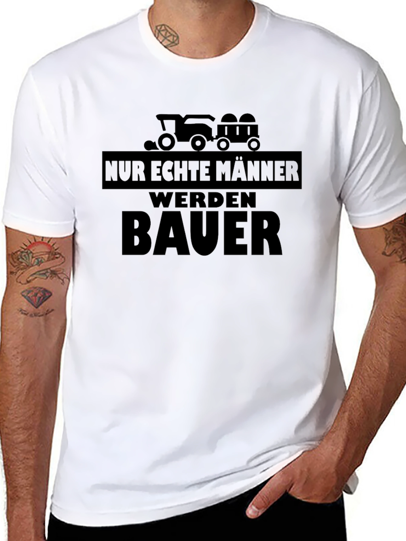 Only Real Men Become Farmers T-Shirt