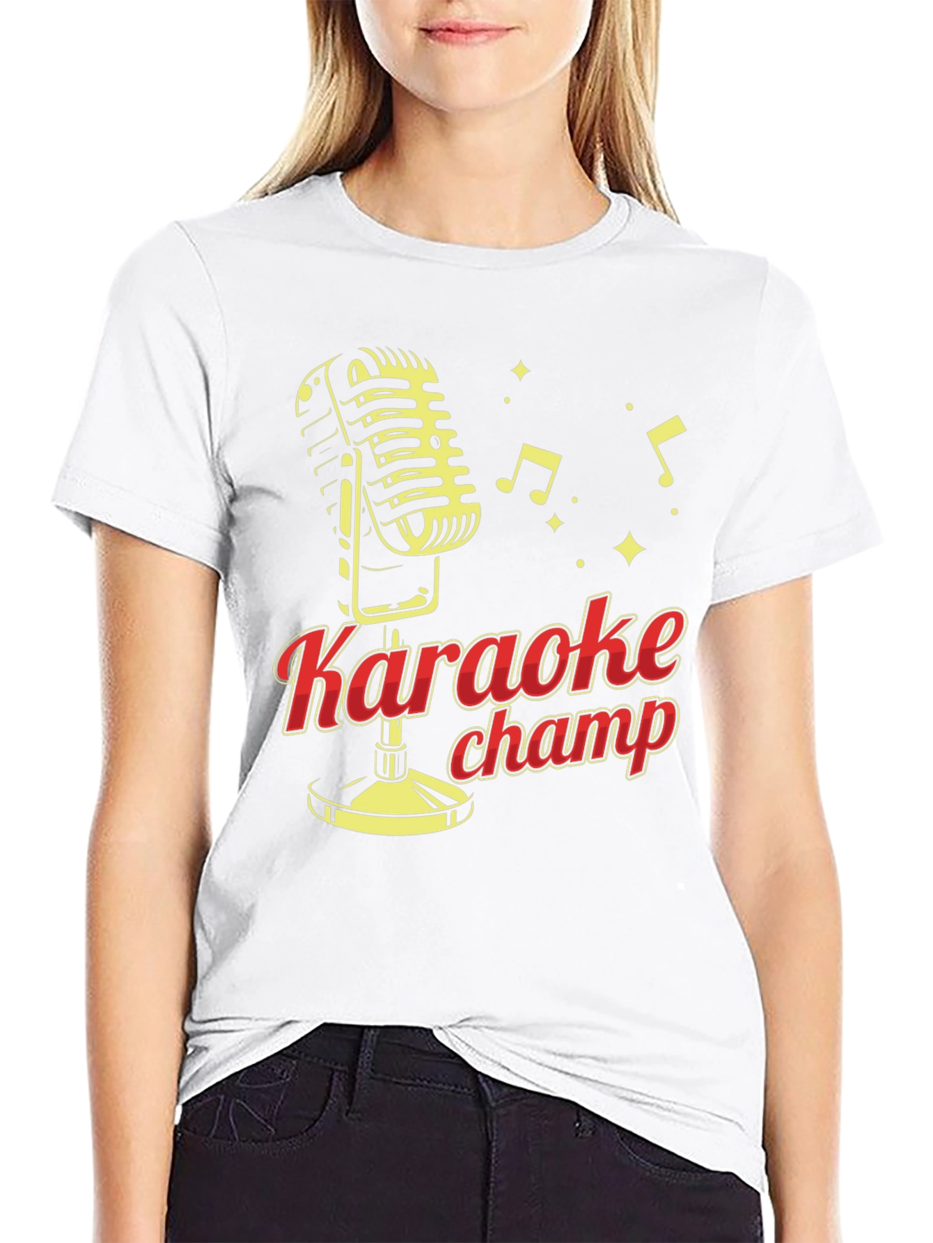 Karaoke Champ Graphic T-Shirt - Sing Your Heart Out!