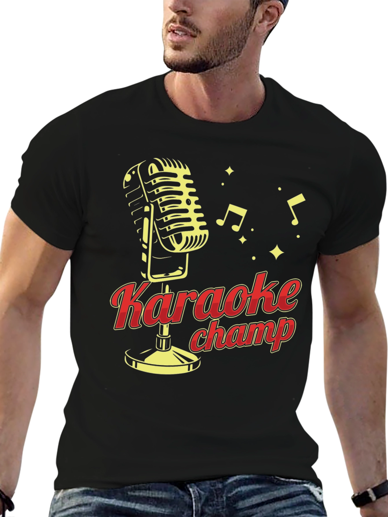 Karaoke Champ Graphic T-Shirt - Sing Your Heart Out!