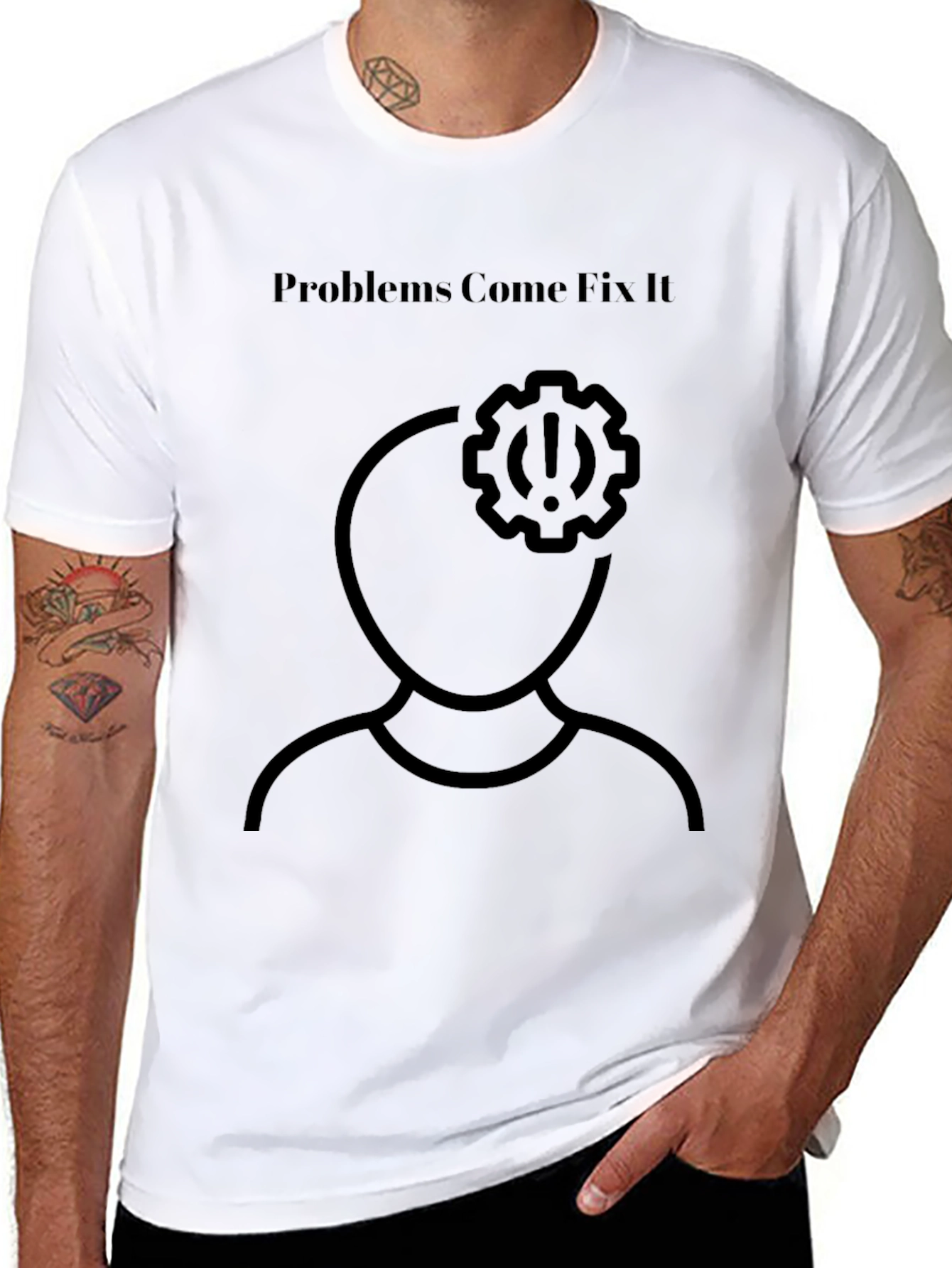 Problems Come Fix It T-Shirt - Mens