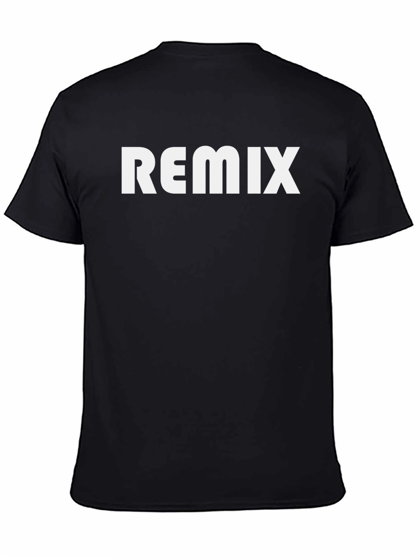 REMIX Black Graphic Tee - Modern Style