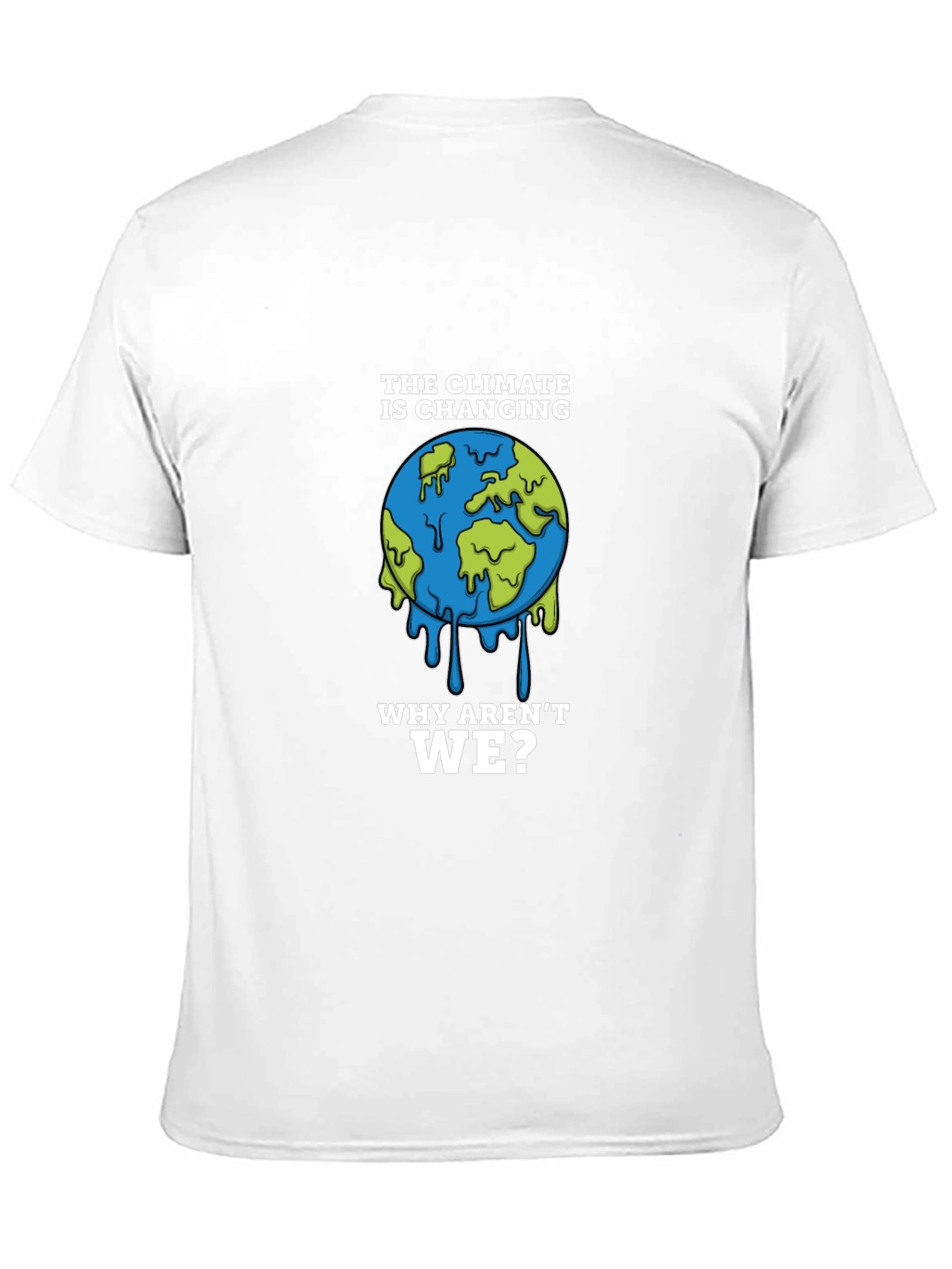 Climate Change Awareness T-Shirt - Earth Design