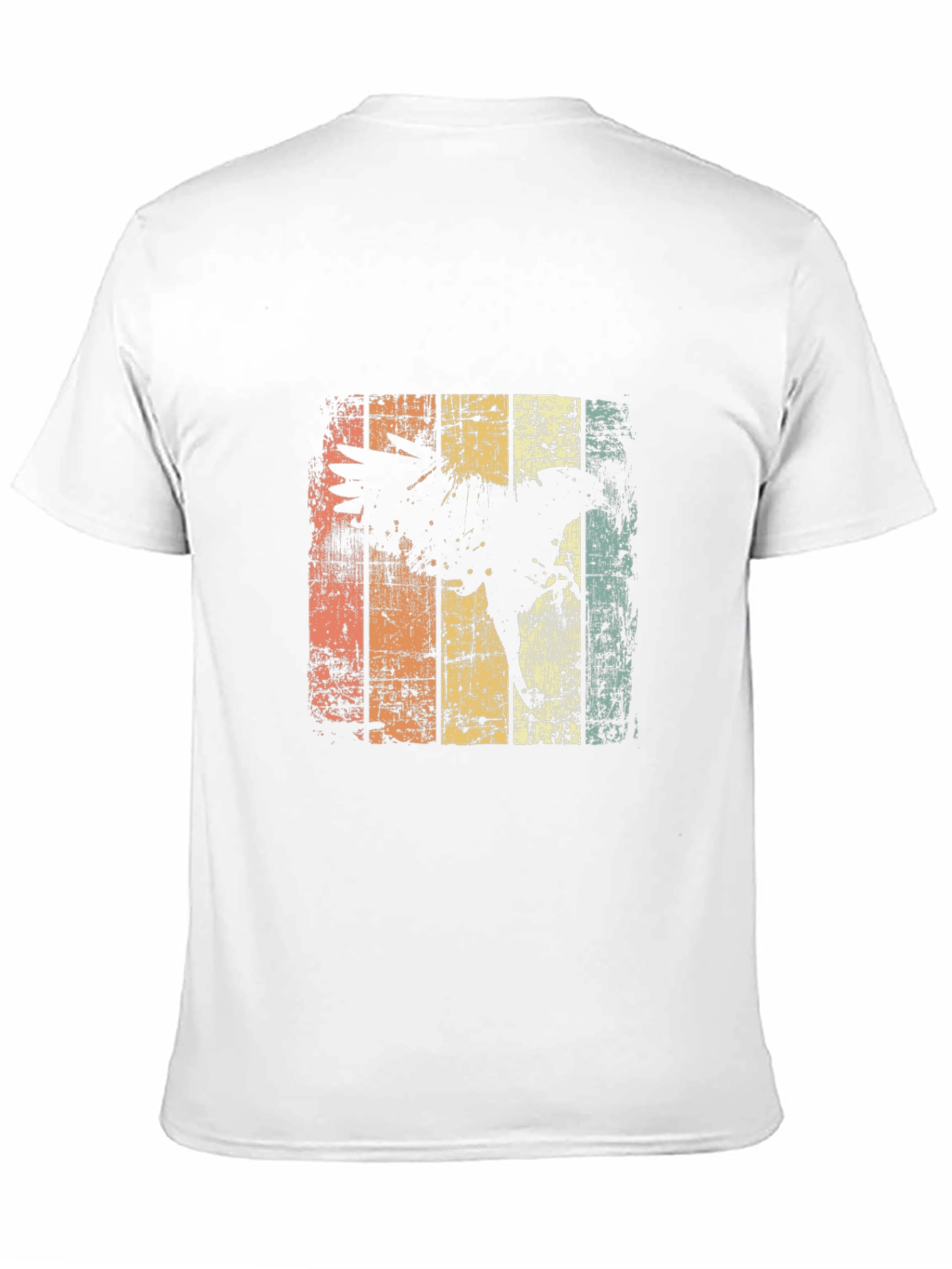 Retro Eagle Graphic Tee - Mens Black T-Shirt