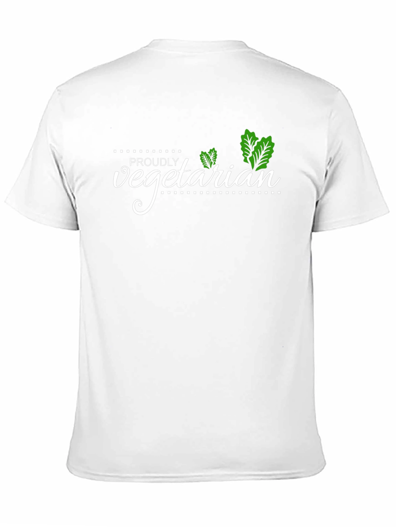 Proudly Vegetarian Black T-Shirt