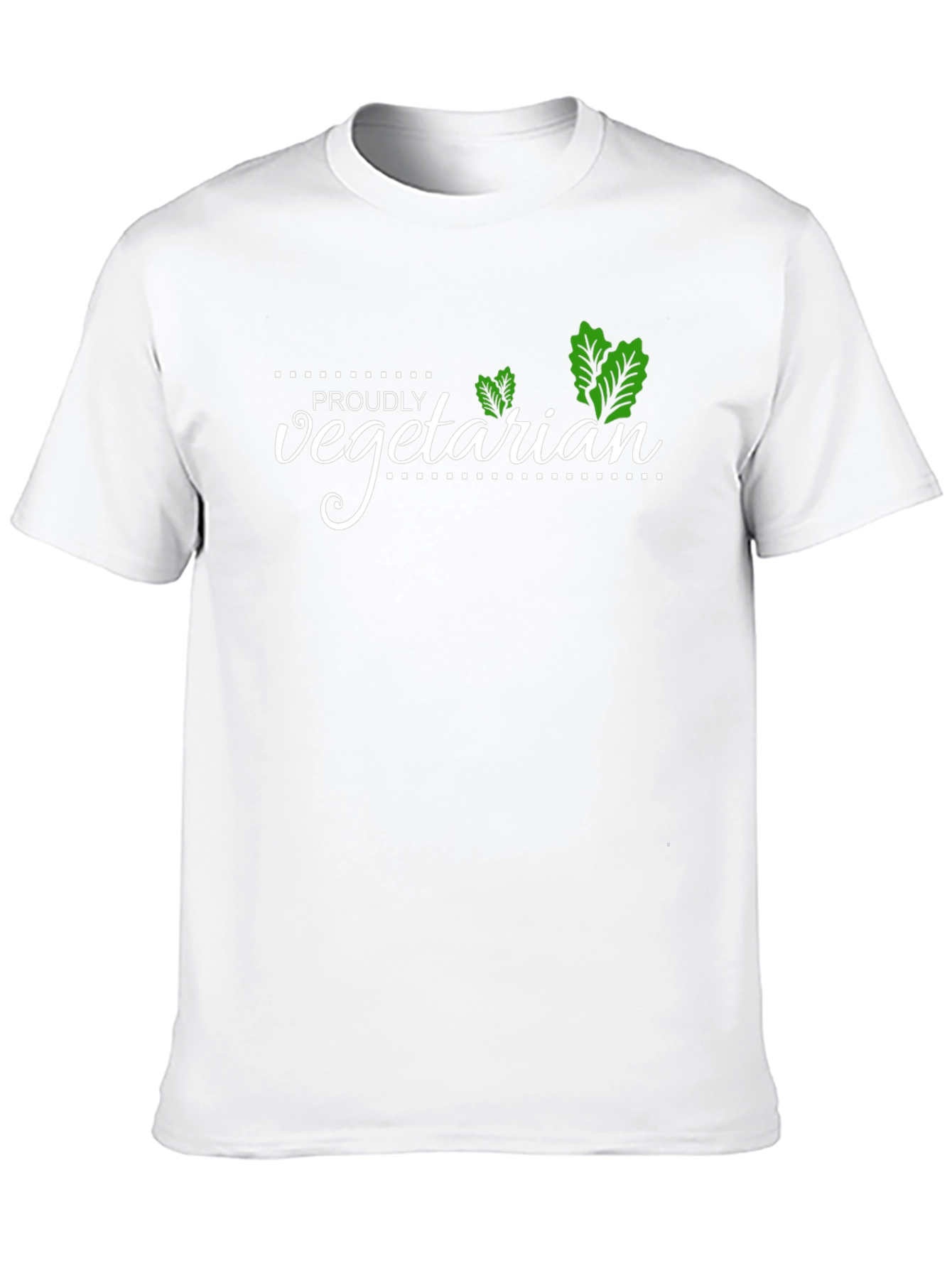 Proudly Vegetarian Black T-Shirt