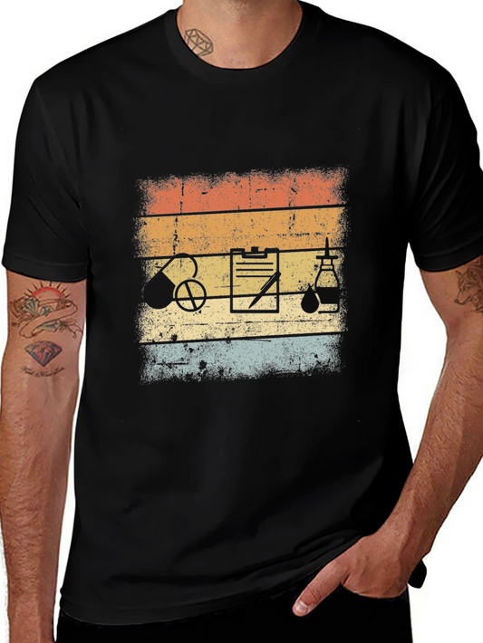 Vintage Science T-Shirt - Retro Lab Design