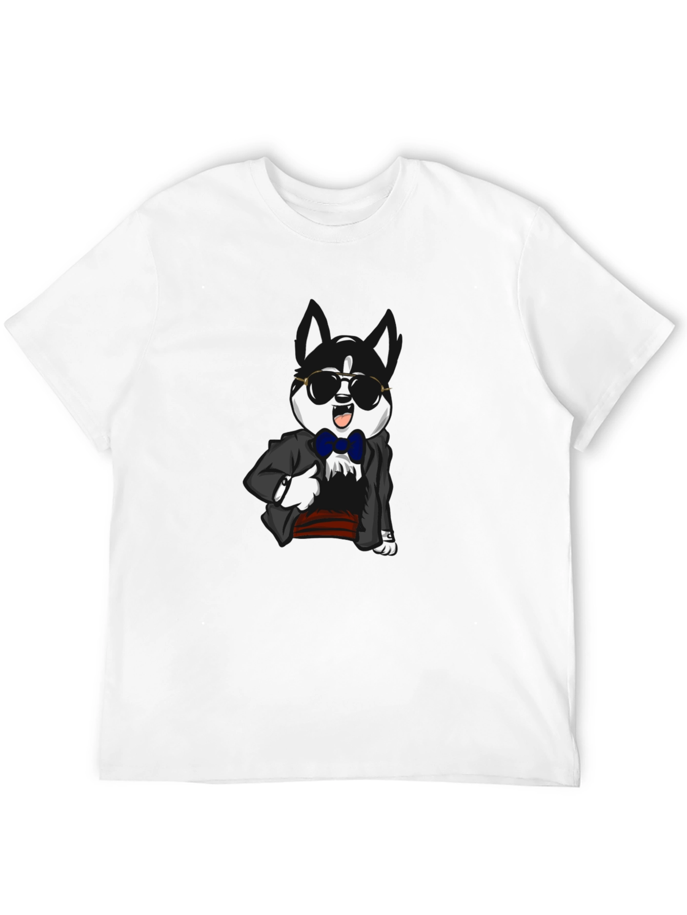 Dog in Suit Graphic T-Shirt