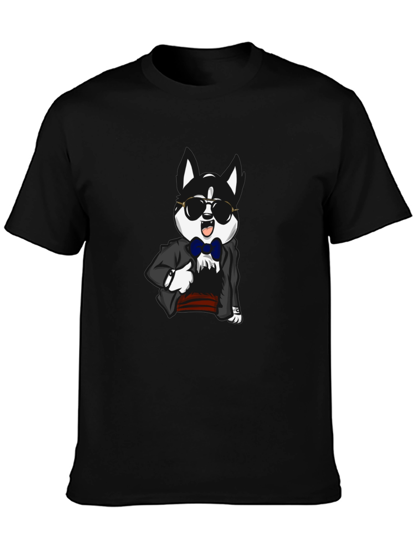 Dog in Suit Graphic T-Shirt