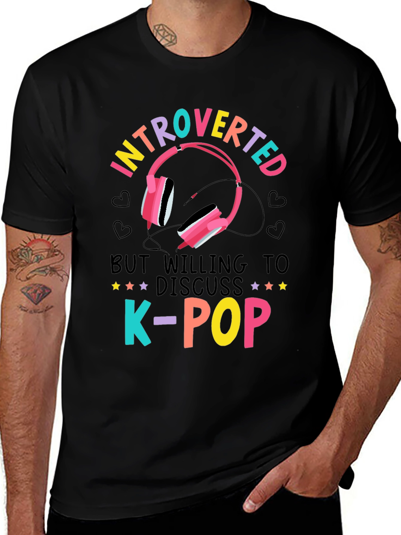 Introverted K-Pop Music Lover T-Shirt