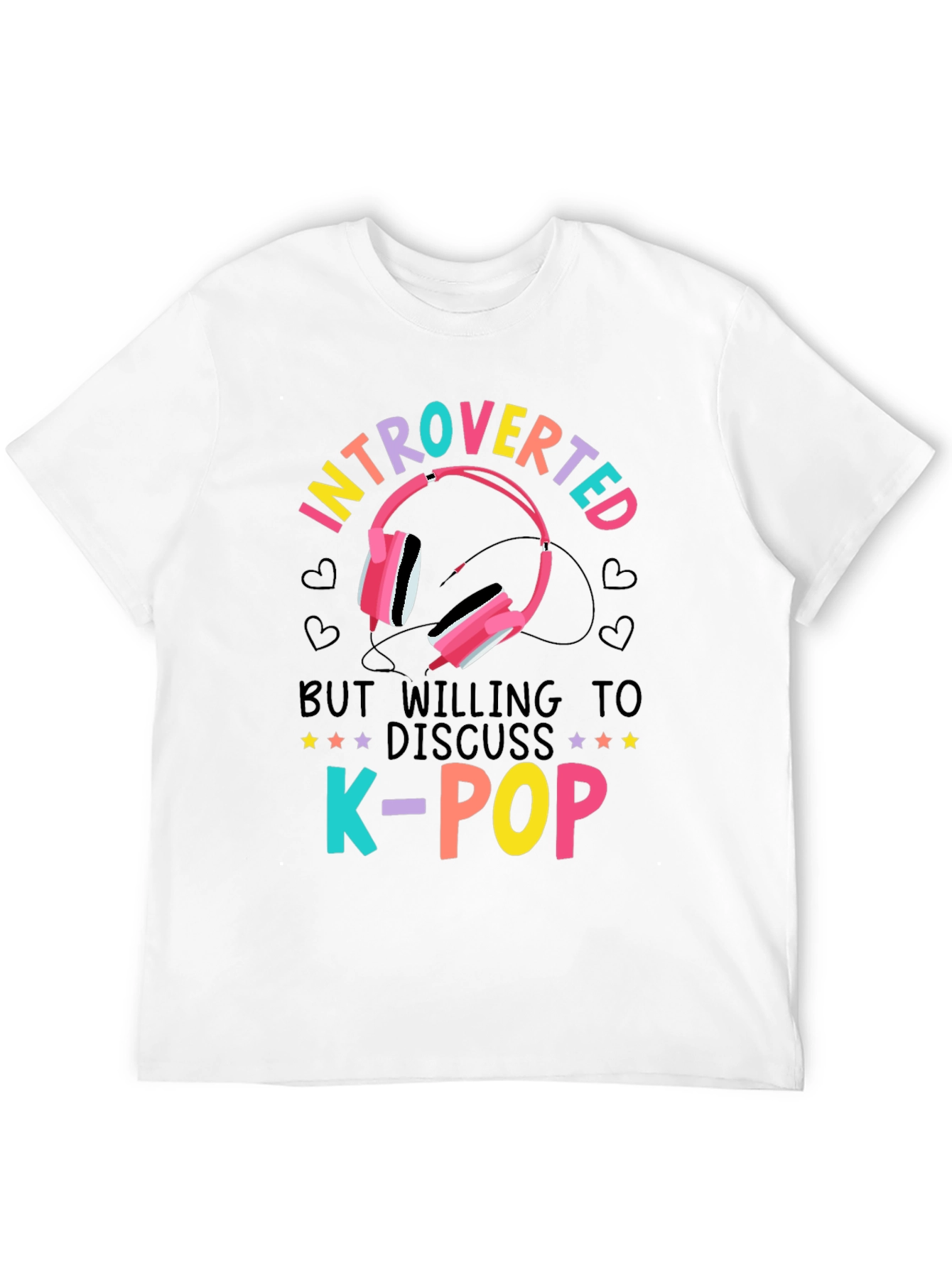 Introverted K-Pop Music Lover T-Shirt
