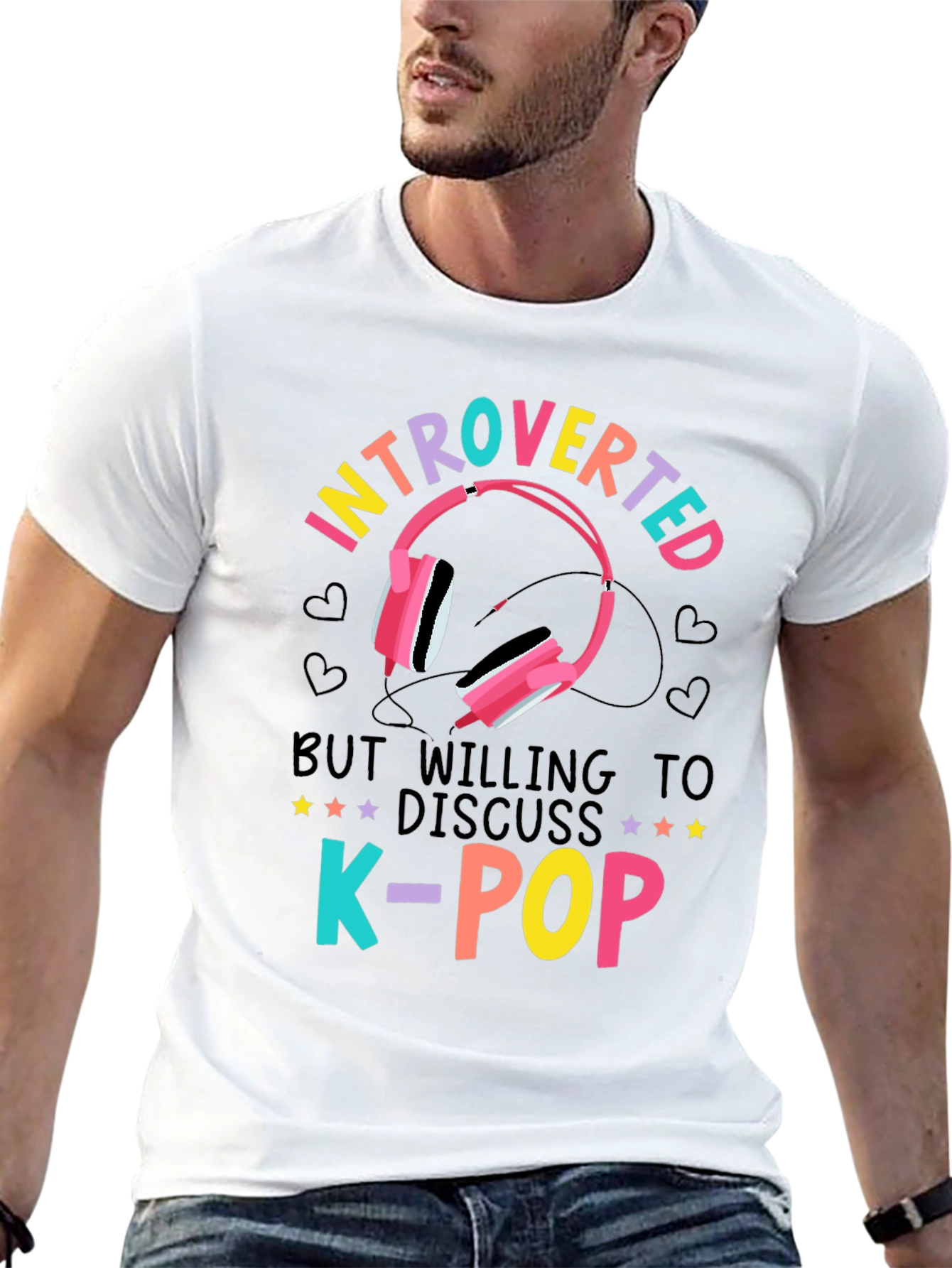 Introverted K-Pop Music Lover T-Shirt