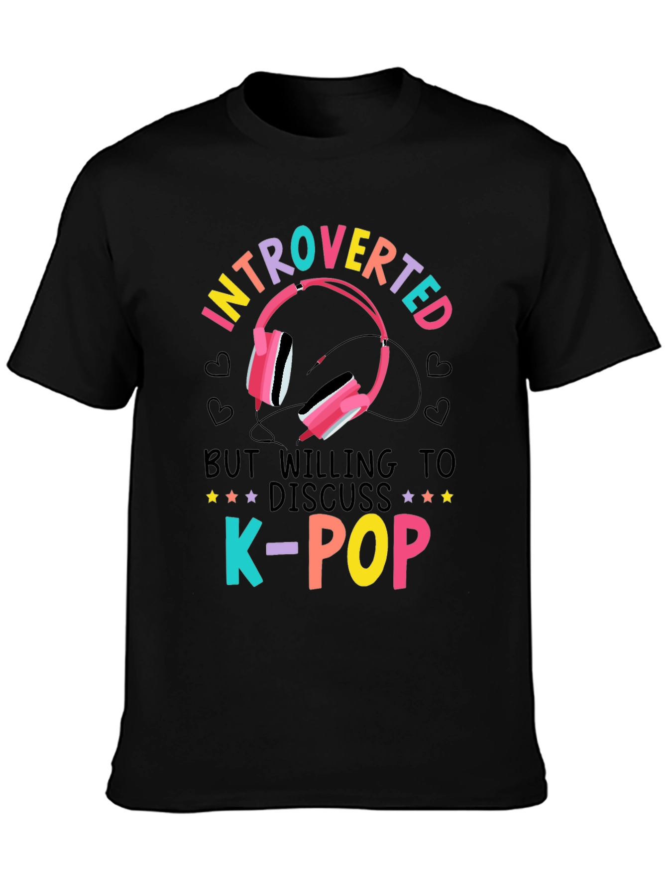 Introverted K-Pop Music Lover T-Shirt