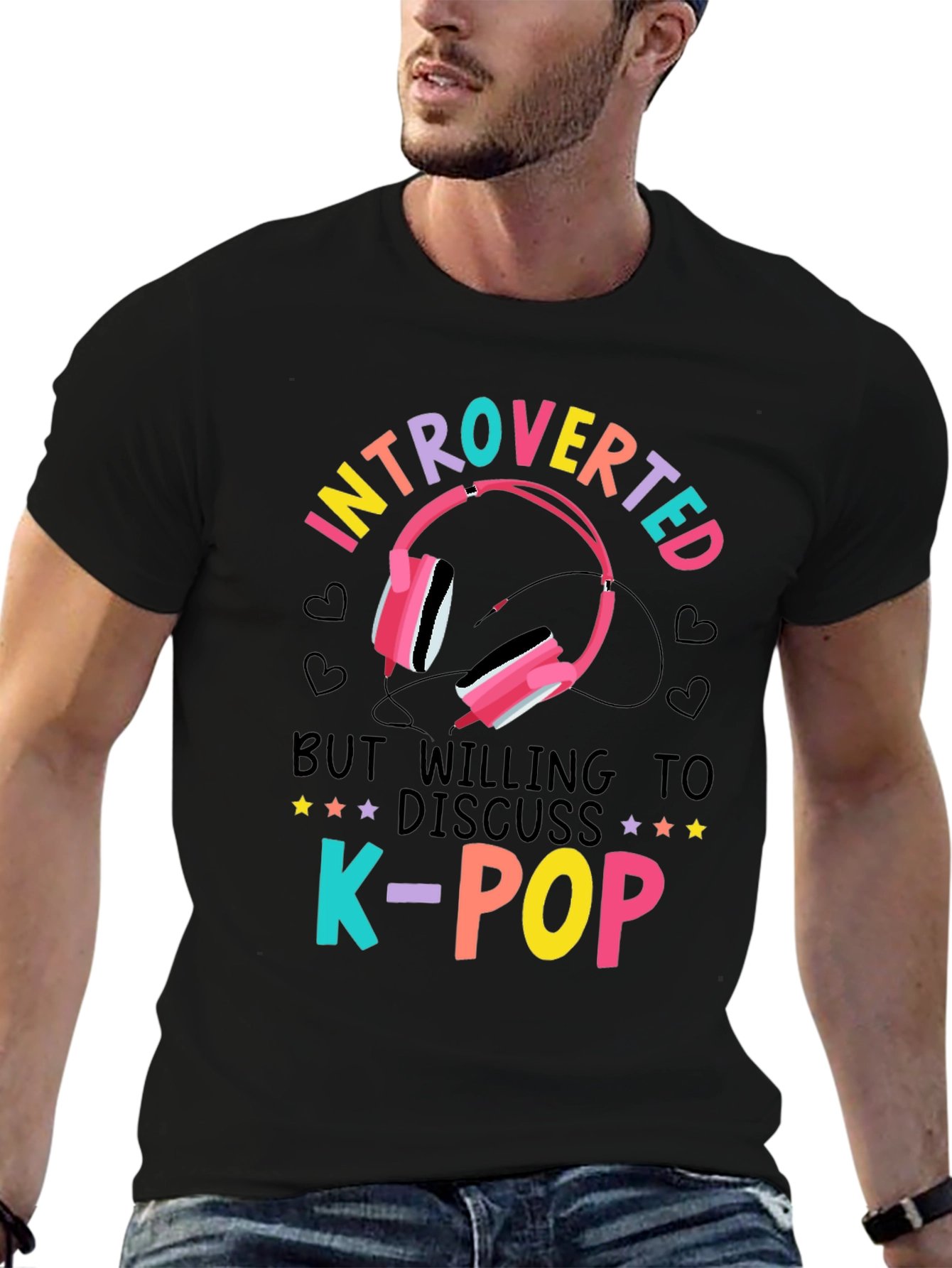 Introverted K-Pop Music Lover T-Shirt