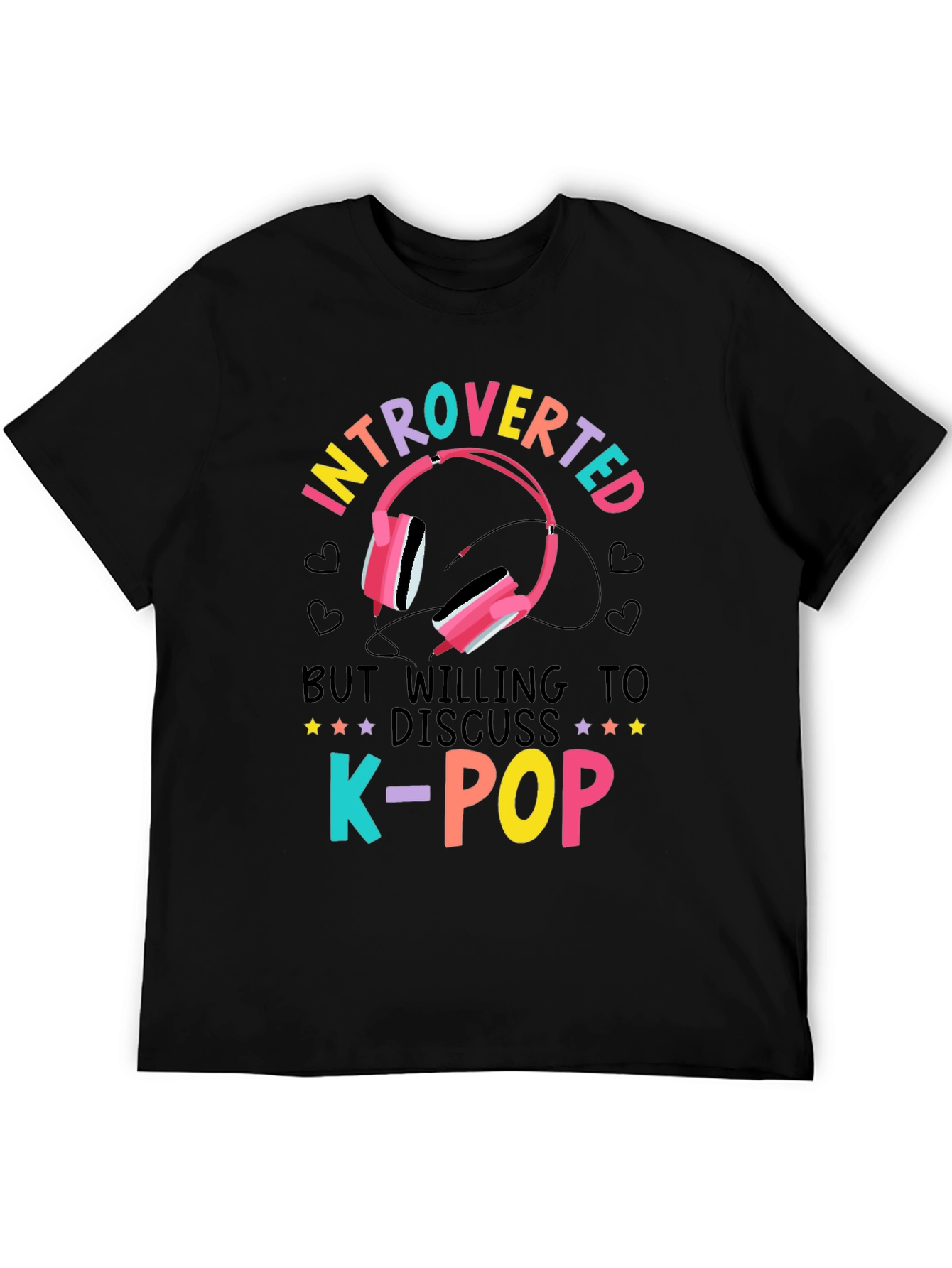 Introverted K-Pop Music Lover T-Shirt