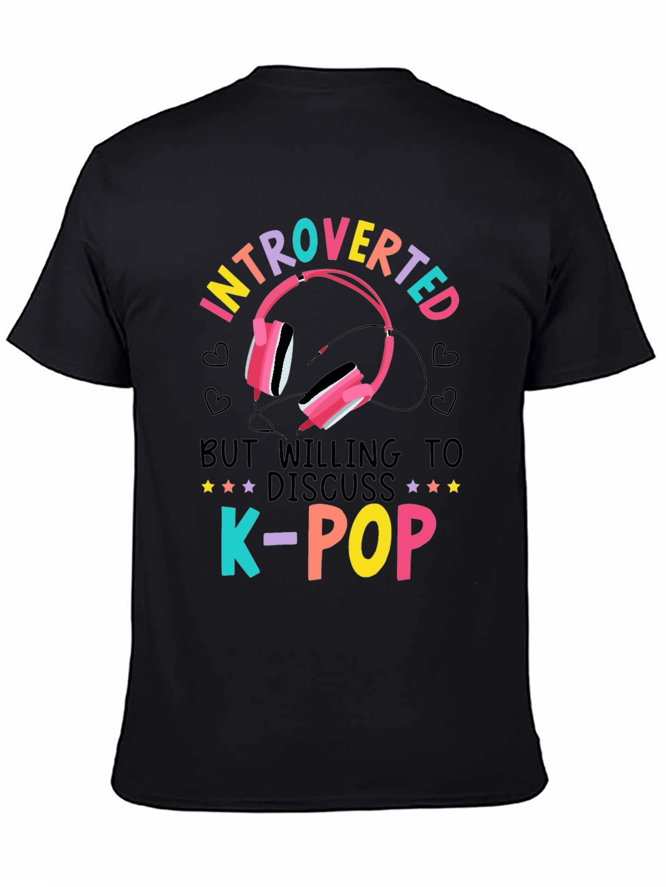 Introverted K-Pop Music Lover T-Shirt