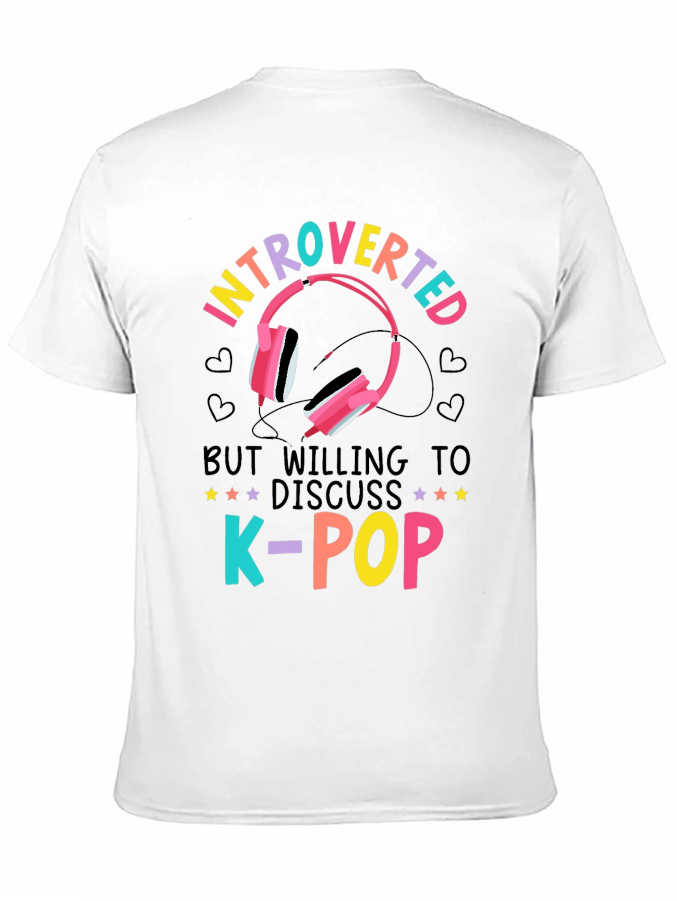 Introverted K-Pop Music Lover T-Shirt