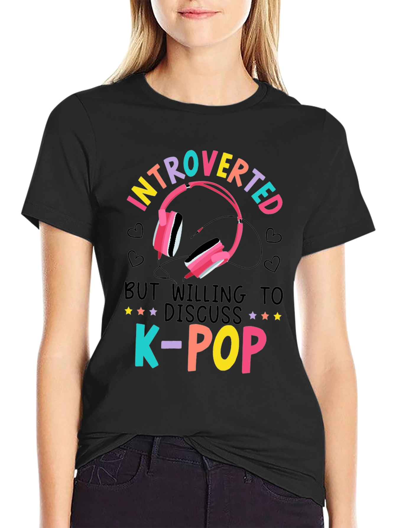 Introverted K-Pop Music Lover T-Shirt
