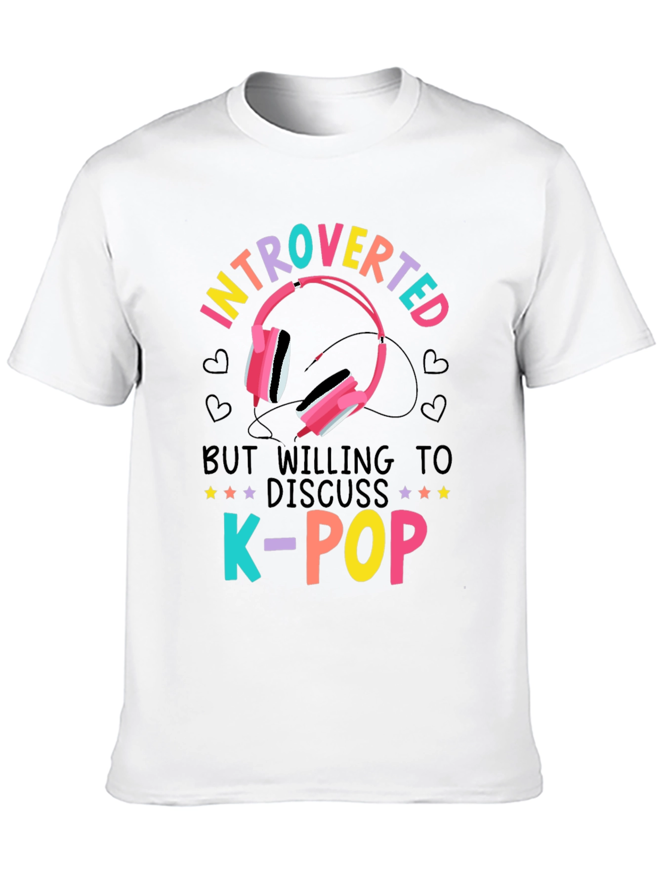 Introverted K-Pop Music Lover T-Shirt
