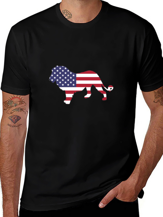 American Lion T-Shirt - Patriotic Pride