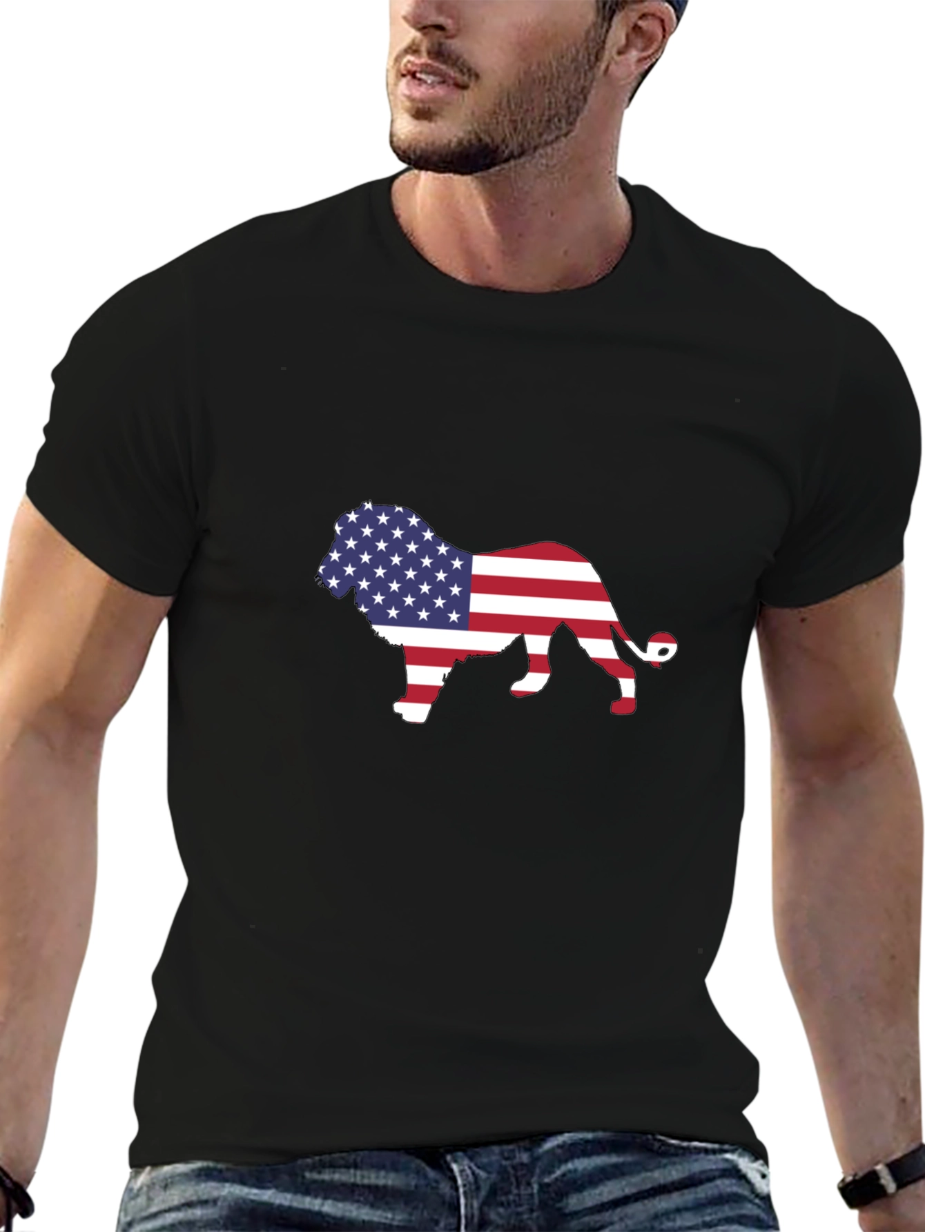 American Lion T-Shirt - Patriotic Pride