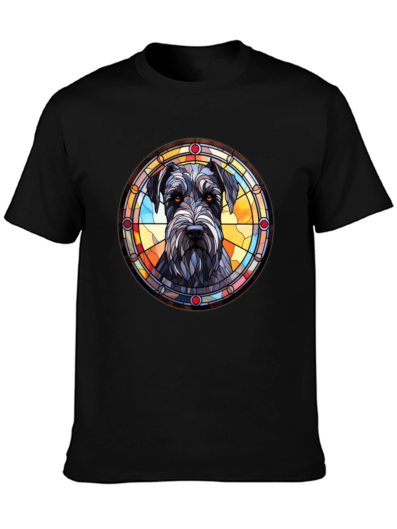 Dog Stained Glass Graphic Tee