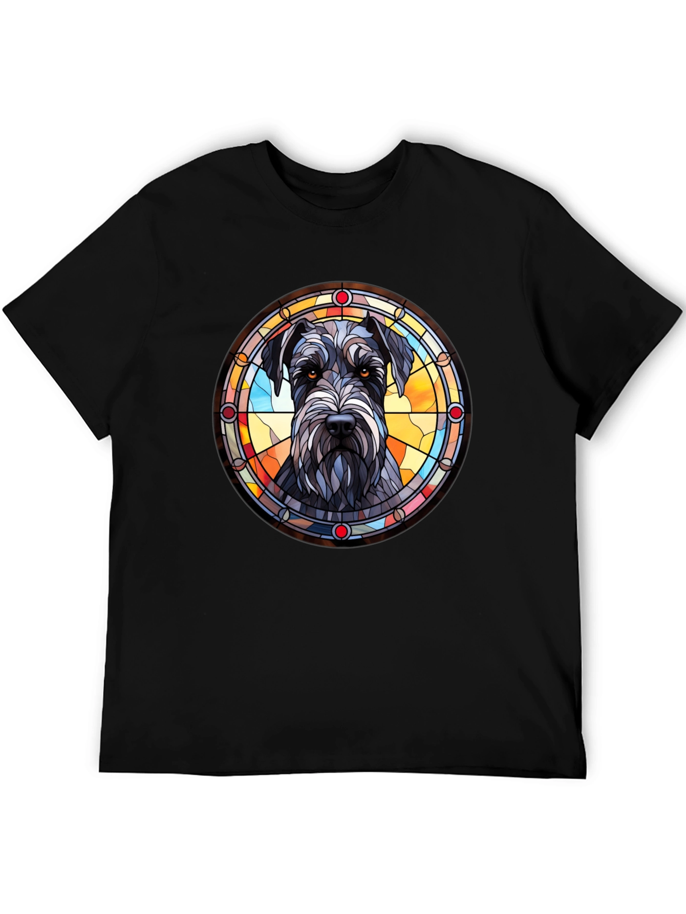 Dog Stained Glass Graphic Tee