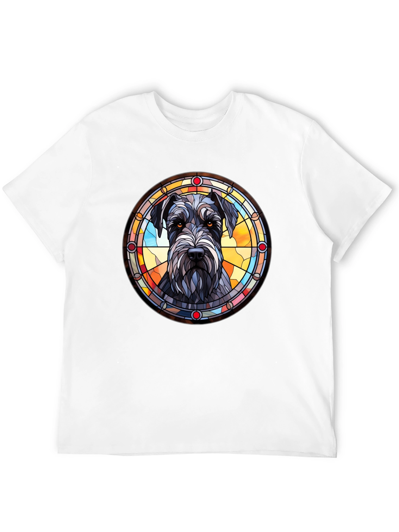 Dog Stained Glass Graphic Tee