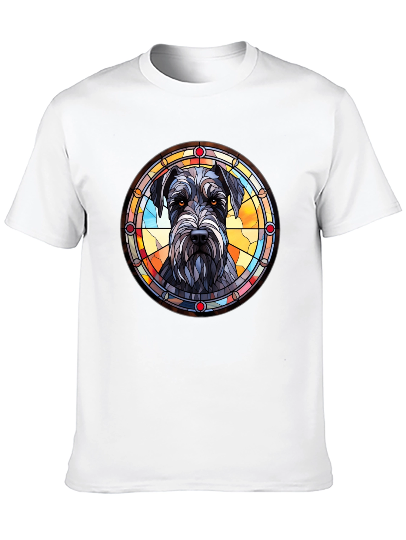 Dog Stained Glass Graphic Tee