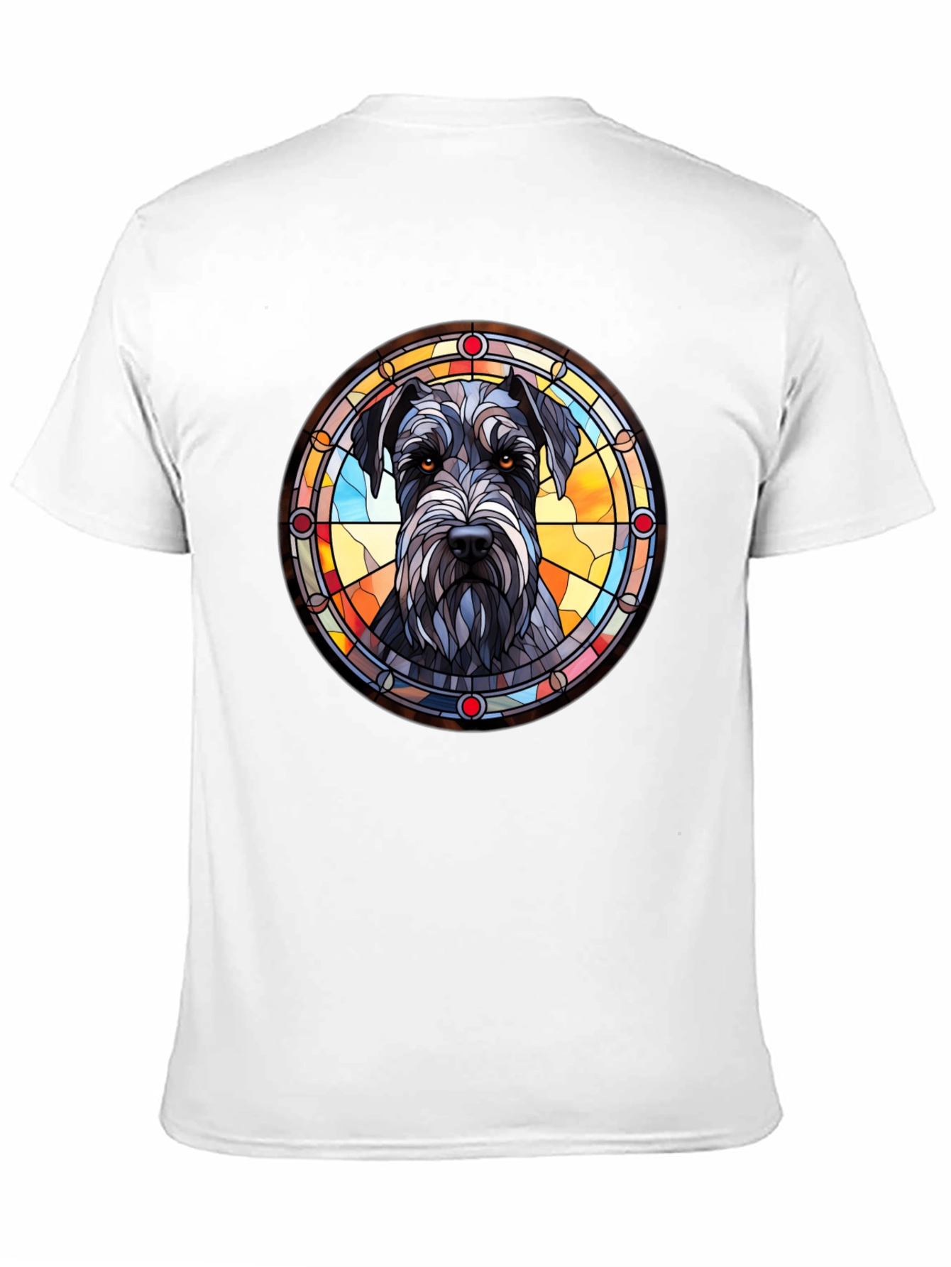 Dog Stained Glass Graphic Tee