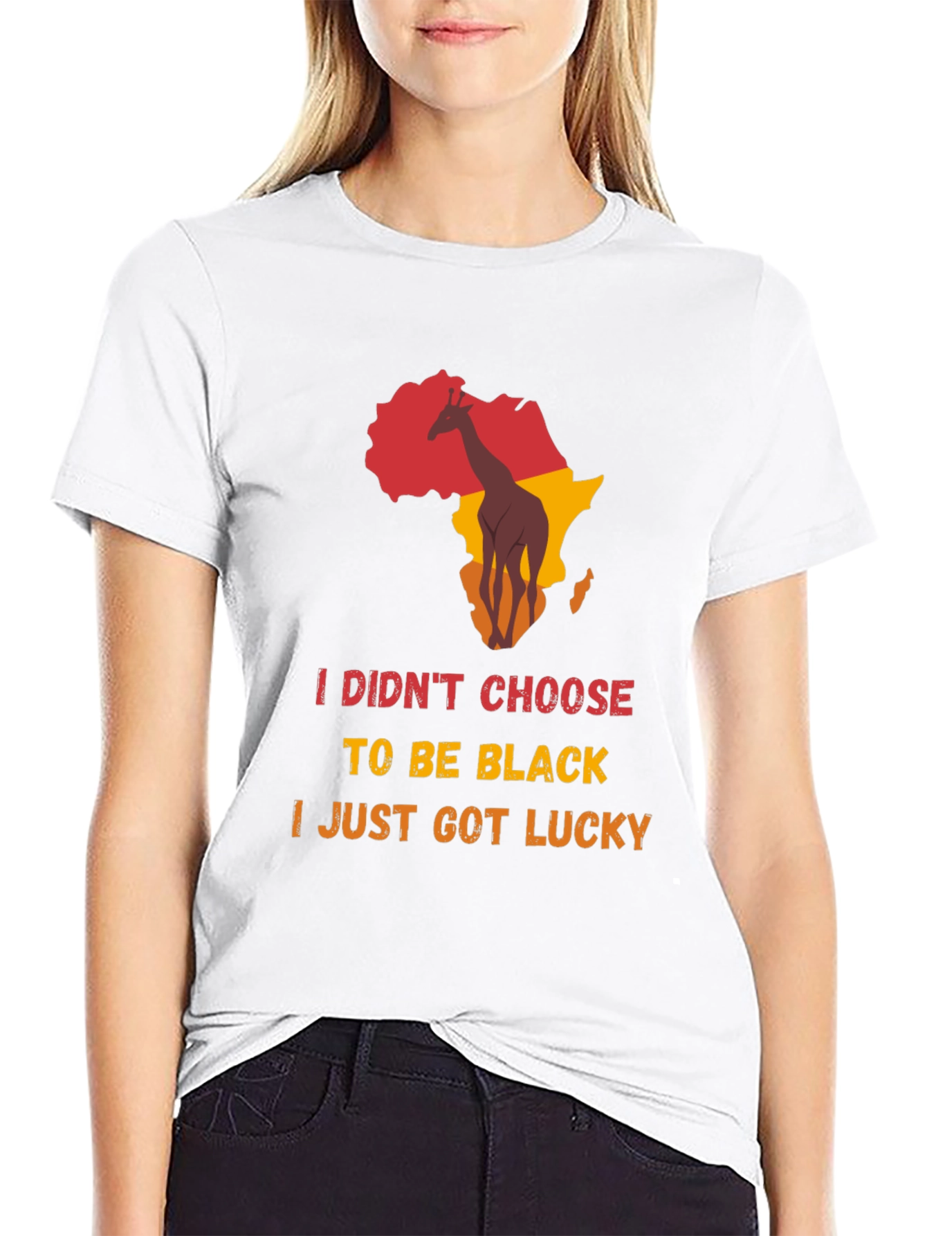 Lucky Black Graphic Tee