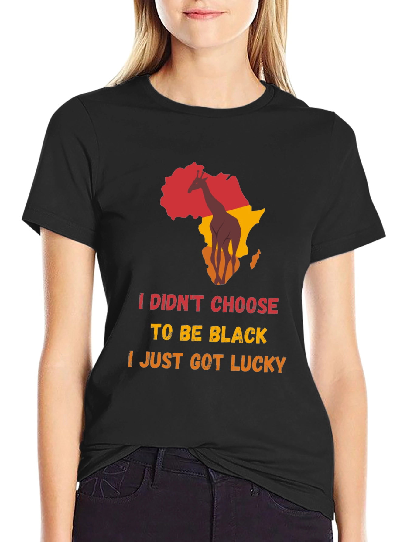 Lucky Black Graphic Tee