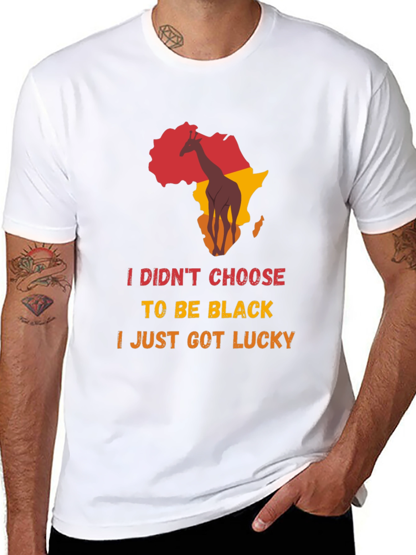 Lucky Black Graphic Tee