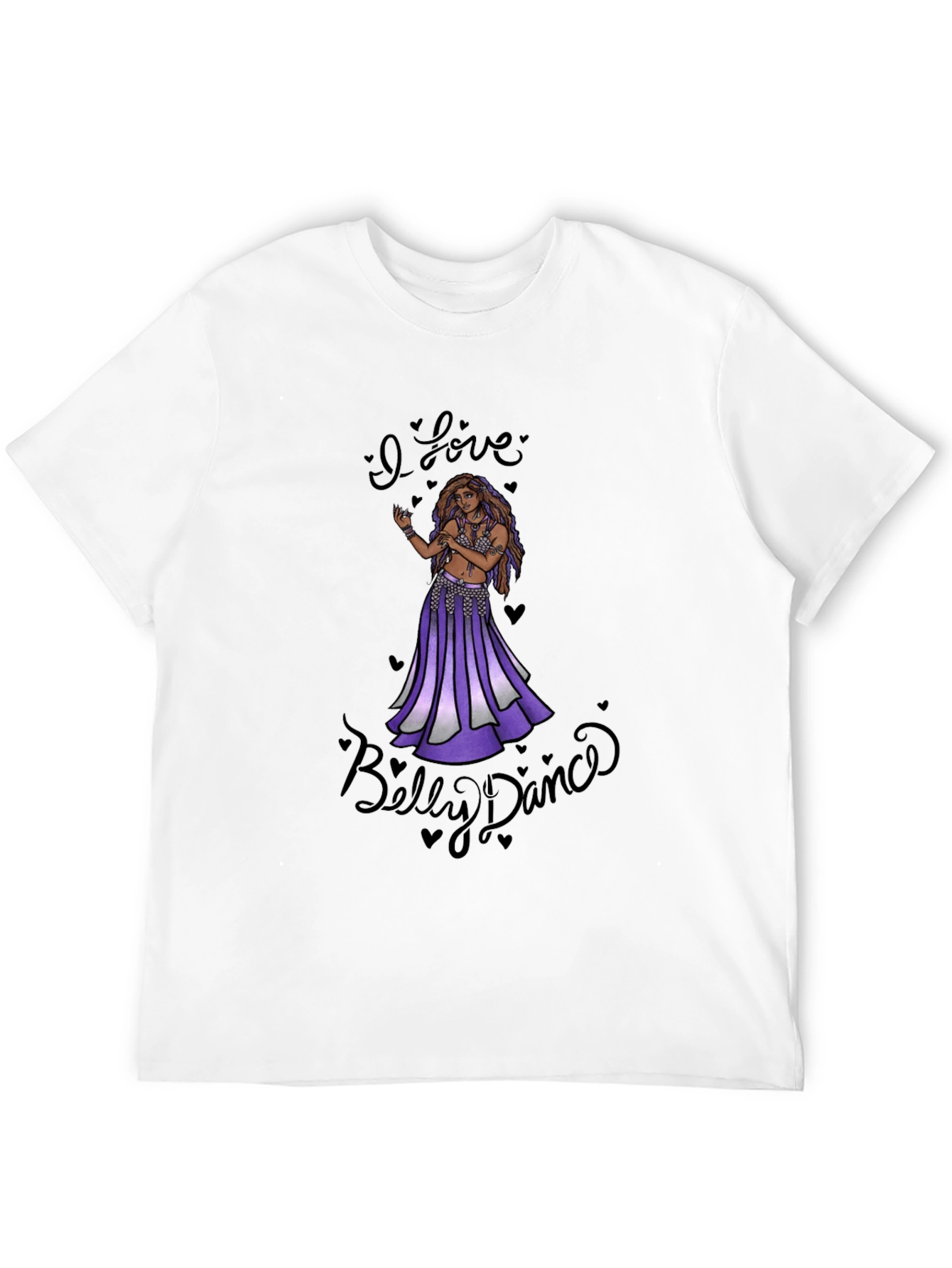 I Love Belly Dance Black T-Shirt