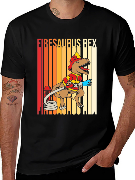 Firesaurus Rex Firefighter T-Shirt