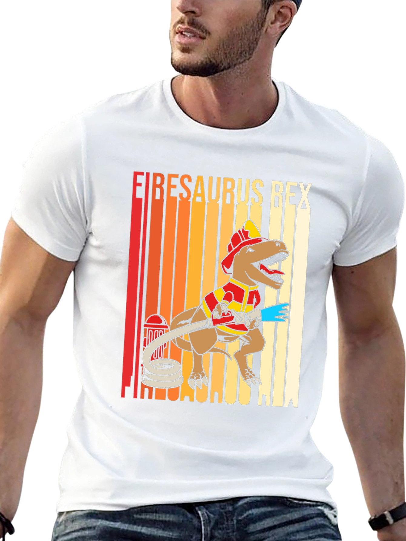 Firesaurus Rex Firefighter T-Shirt
