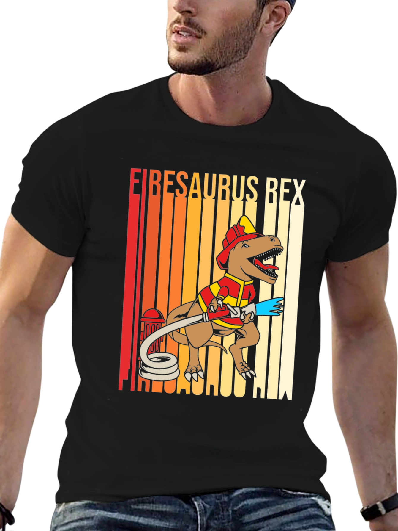 Firesaurus Rex Firefighter T-Shirt